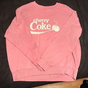 pink cherry coke pull over